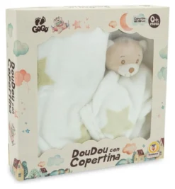 Coperta carrozzina Teorema 39610 GOGO con Doudou Beige