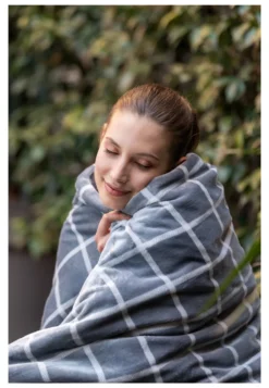 Coperta elettrica Imetec 16775 ADAPTO Velvet Square Grigio