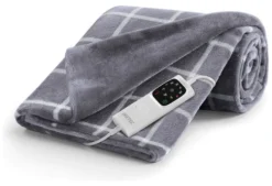 Coperta elettrica Imetec 16775 ADAPTO Velvet Square Grigio
