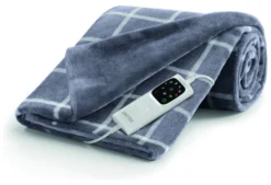Coperta elettrica Imetec 16775 ADAPTO Velvet Square Grigio