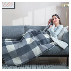 Coperta elettrica Imetec 26031 ADAPTO CaldoPlaid Tartan grey