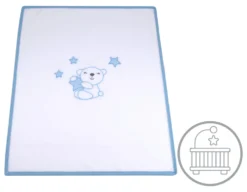 Coperta lettino Baby Idea PILLAZ Azzurro