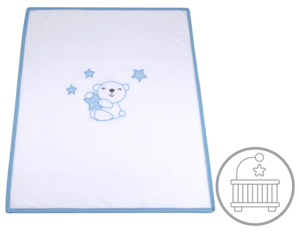 Coperta lettino Baby Idea PILLAZ Azzurro
