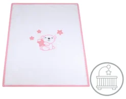 Coperta lettino Baby Idea PILLRS Rosa