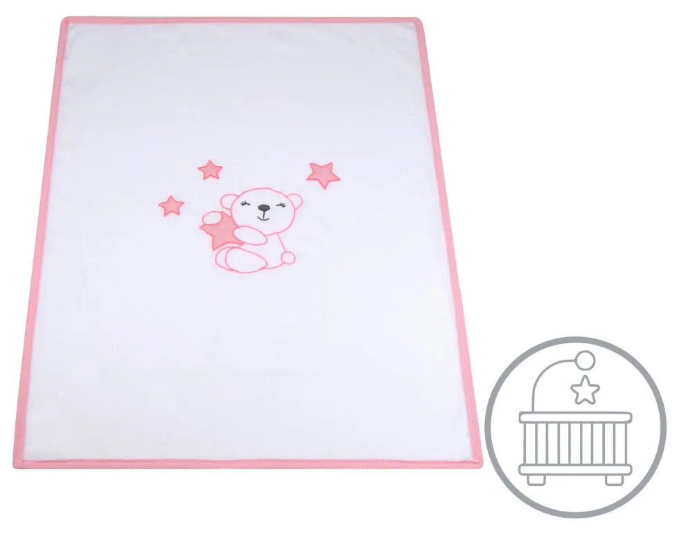 Coperta lettino Baby Idea PILLRS Rosa