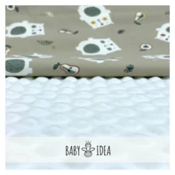 Coperta lettino Baby Idea PLOB Orso beige
