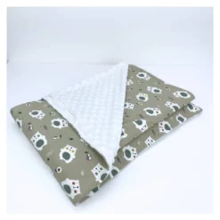 Coperta lettino Baby Idea PLOB Orso beige