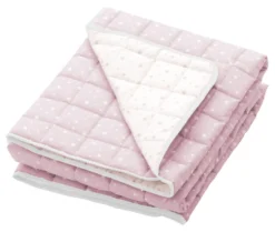 Coperta lettino Italbaby 145 077 01 STELLINE Double Face Rosa