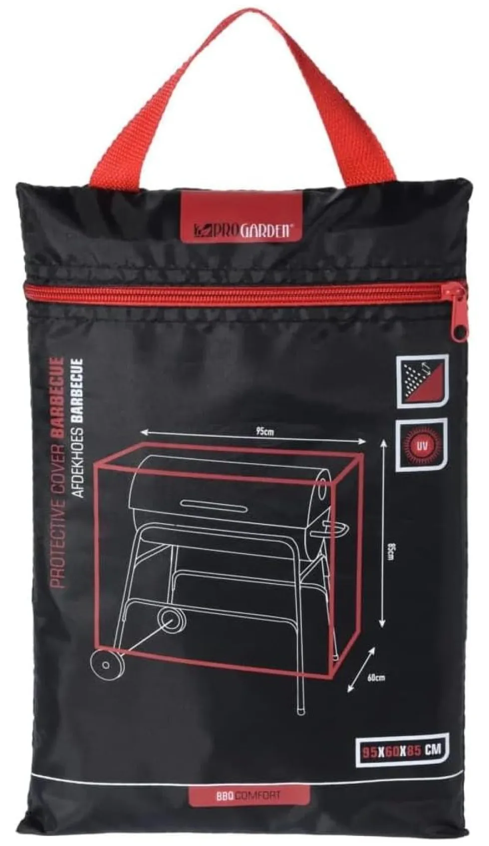 Copertura barbecue Bbq FC4630260 PROGARDEN Nero