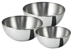 Coppa Abert V590643002 DAILY PLUS Set 3 pz 15, 20 e 23 cm Cromo inox