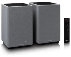 Coppia casse attive Lenco SPB 240BKGY 2.0 Grey e Black