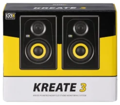 Coppia casse monitor Krk KREATE 3 Tws Black