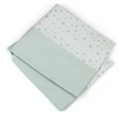 Copripiumino lettino Baby Idea 601 VD STELLE Verde