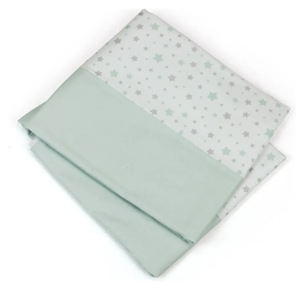 Copripiumino lettino Baby Idea 601 VD STELLE Verde