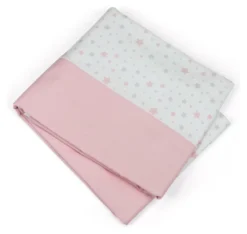 Copripiumino lettino Baby Idea 601 RS STELLE Rosa