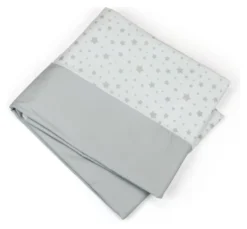 Copripiumino lettino Baby Idea 601 GR STELLE Grigio