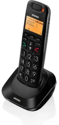 Cordless Brondi 10276030 BRAVO Bright Black