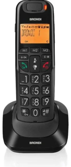 Cordless Brondi 10276030 BRAVO Bright Black