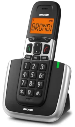 Cordless Brondi 10279010 BRAVO Platinum Black e Silver