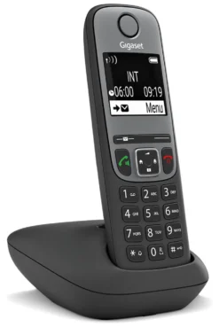 Cordless Gigaset AS SERIES As690 Black e Gray