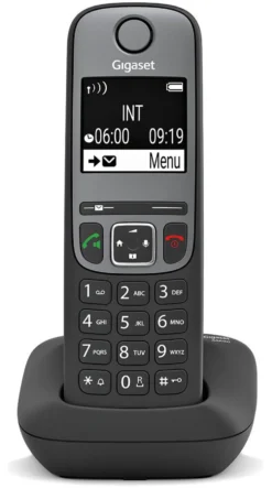 Cordless Gigaset AS SERIES As690 Black e Gray