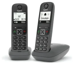 Cordless Gigaset L36852 H2810 K133 AS SERIES As490 Duo Black