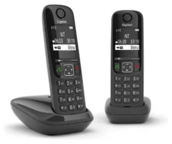 Cordless Gigaset L36852 H2816 K101 AS SERIES As690 Duo Black