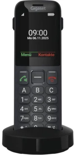 Cordless Gigaset S30853 H1236 R101 COMFORT 600 SIM Black