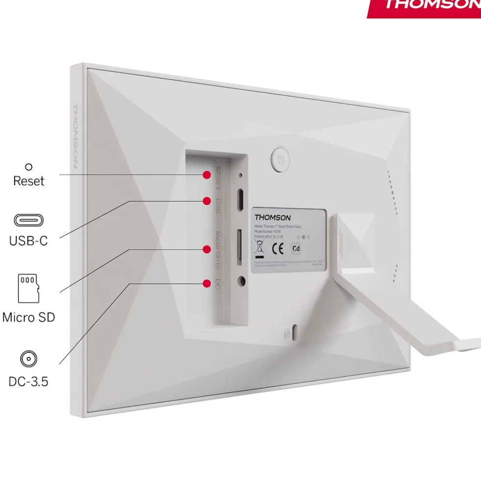 Cornice digitale Thomson F07W con touchscreen da 7 pollici