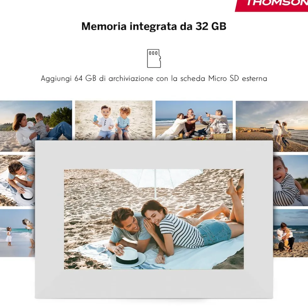 Cornice digitale Thomson F07W con touchscreen da 7 pollici