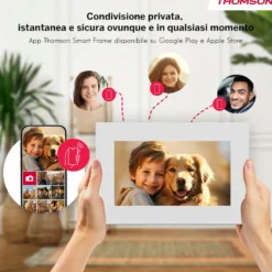 Cornice digitale Thomson F07W con touchscreen da 7 pollici