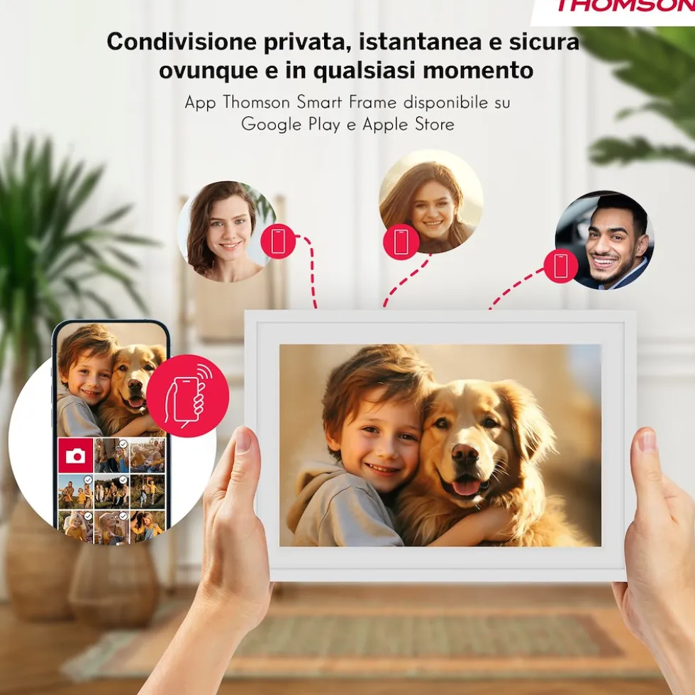 Cornice digitale Thomson F10W 10" touchscreen