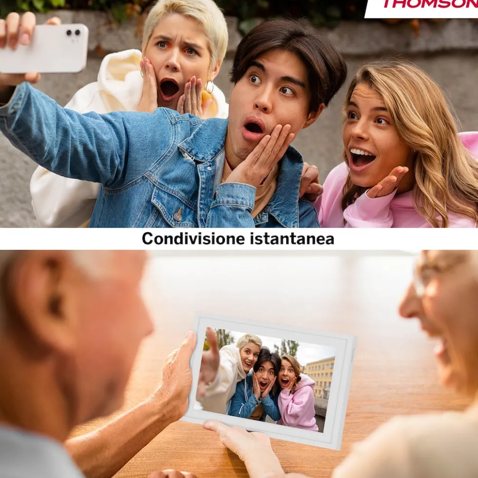 Cornice digitale Thomson F10W 10" touchscreen