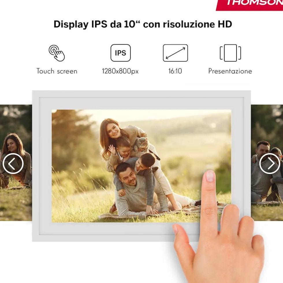 Cornice digitale Thomson F10W 10" touchscreen