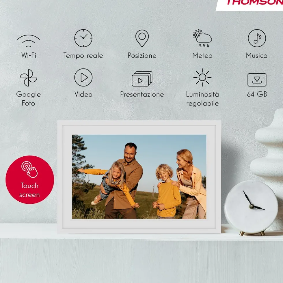 Cornice digitale Thomson F10W 10" touchscreen