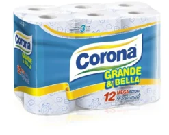 CORONA CARTA IGIENICA GRANDE E BELLA 12 ROTOLI