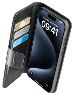 Cover Cellular Line BOOKAG2IPH15PRO IPHONE 15 Pro BOOK AGENDA Black