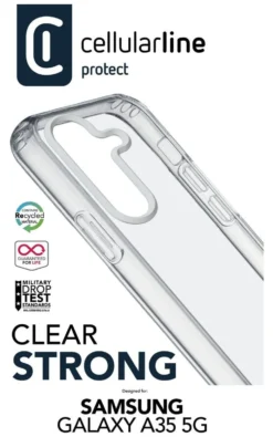 Cover Cellular Line CLEARDUOGALA35T GALAXY A35 5G CLEAR STRONG Clear