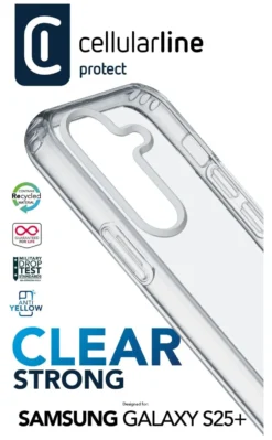 Cover Cellular Line CLEARDUOGALS25PLT GALAXY AI S25+ CLEAR STRONG Clea