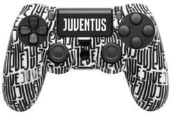 Cover gamepad Qubick COP40003 PLAYSTATION 4 Juventus Repeat White e Bl