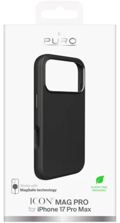 Cover Puro PUIPC17P69ICONMPBLK IPHONE 17 Pro Max ICON MAG PRO Black