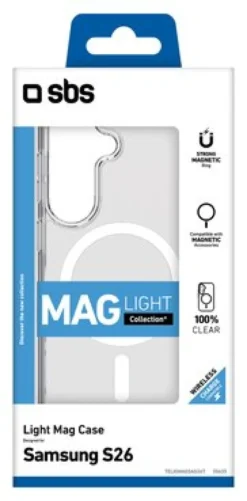 Cover Sbs TELIGMAGSAS26T GALAXY AI S26 LIGHT MAG CASE Clear
