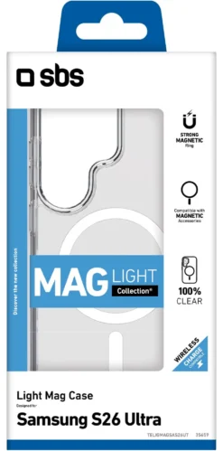 Cover Sbs TELIGMAGSAS26UT GALAXY AI S26 Ultra LIGHT MAG CASE Clear