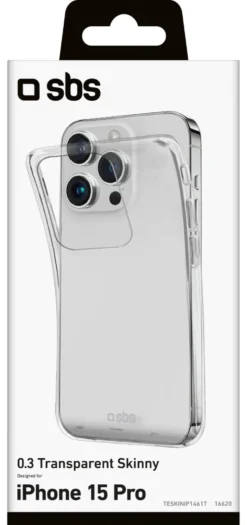 Cover Sbs TESKINIP1561PT IPHONE 15 Pro SKINNY Trasparente