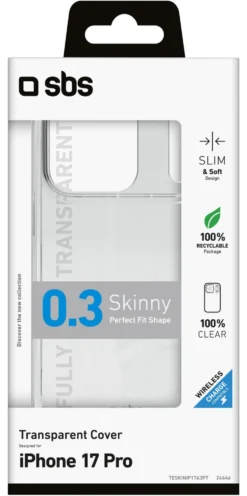 Cover Sbs TESKINIP1763PT IPHONE 17 Pro SKINNY Clear