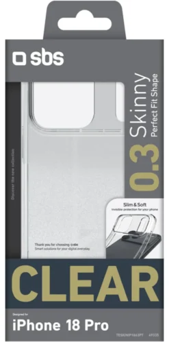 Cover Sbs TESKINIP1863PT IPHONE 17 Pro ° 18 Pro SKINNY Clear