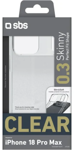 Cover Sbs TESKINIP1869T IPHONE 17 Pro Max ° 18 Pro Max SKINNY Clear