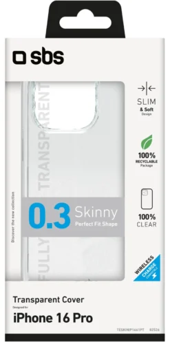 Cover Sbs TESKINIP1661T IPHONE 16 SKINNY Clear