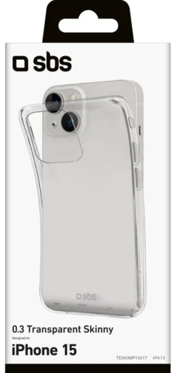 Cover Sbs TESKINIP1561T IPHONE 15 SKINNY Trasparente