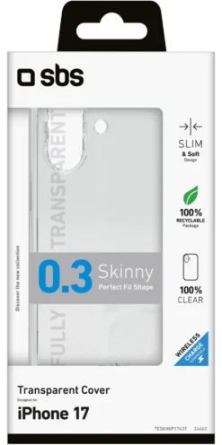 Cover Sbs TESKINIP1763T IPHONE 17 SKINNY Clear